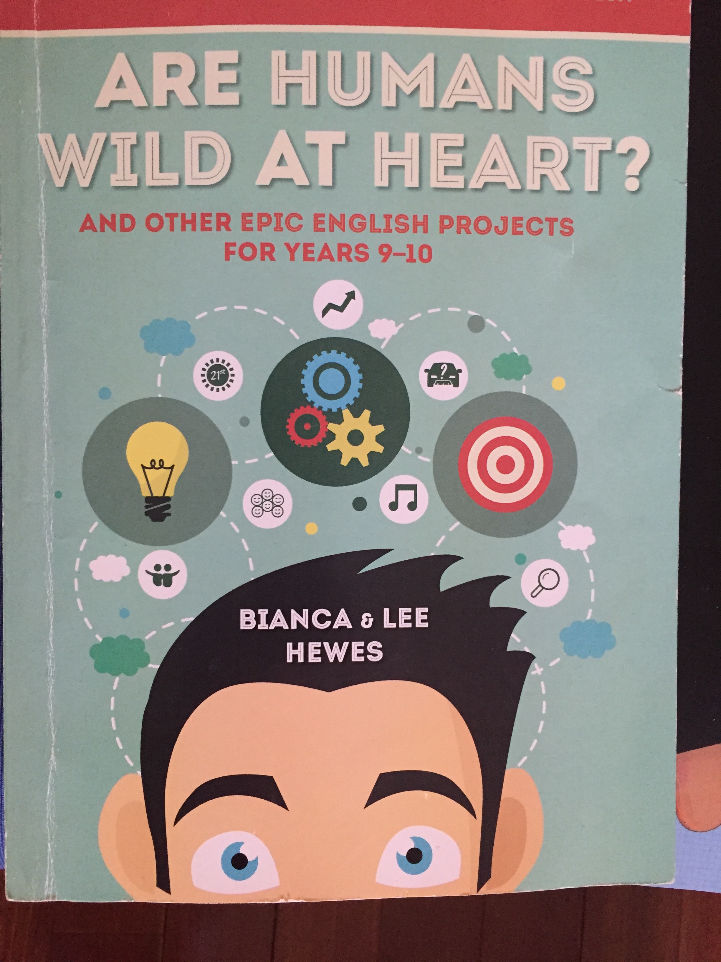 A photo of the front cover of Bianca and Lee Hewes' book, 'Are Humans Wild at Heart?'