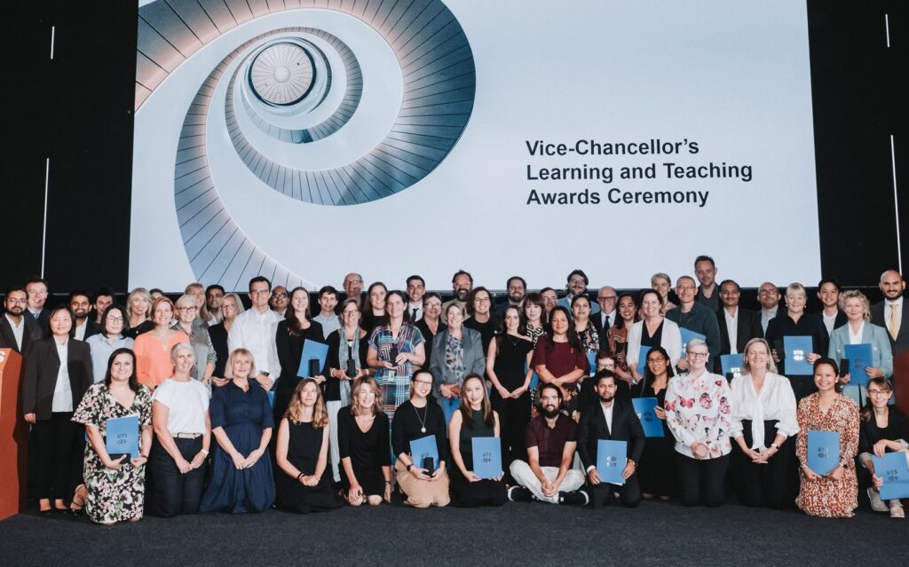 The award winners on stage at the ceremony