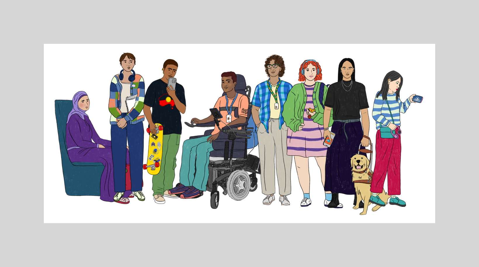 illustrations of all of our personas. see individual persona pages for in depth descriptions of each persona