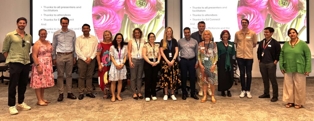 This year's successful grant holders with FFYE organiser Kathy Agea