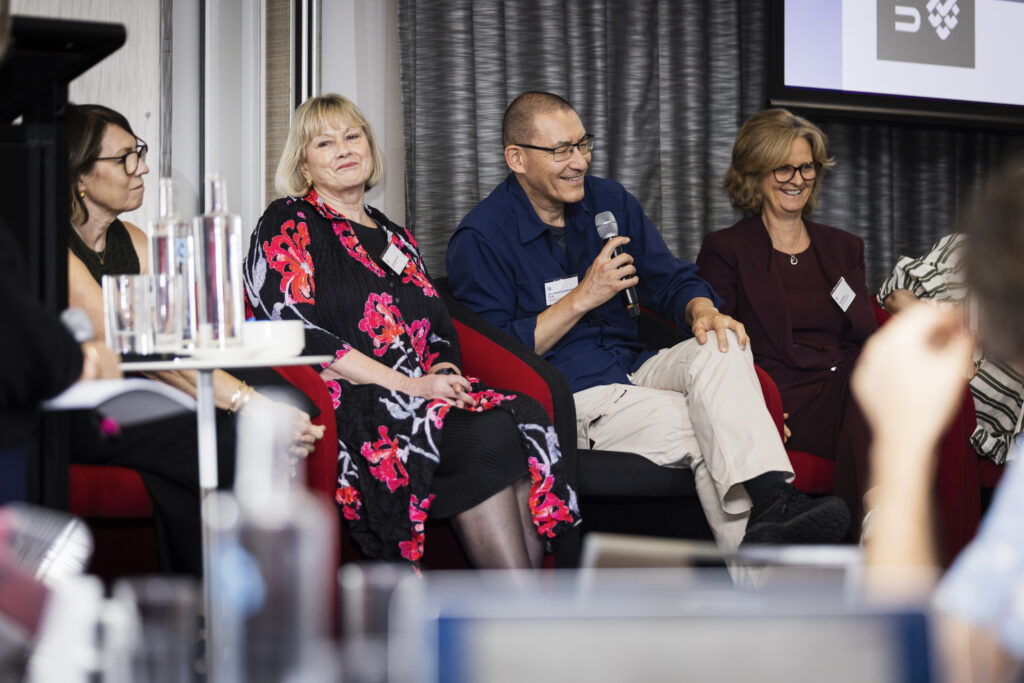 Panel share a light-hearted moment