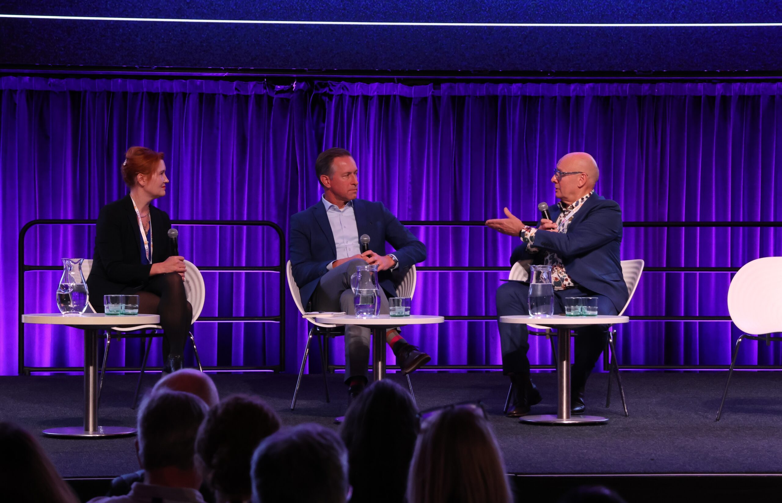 Martin Betts in fireside chat with Sasha Thackaberry and Scott Pulsipher